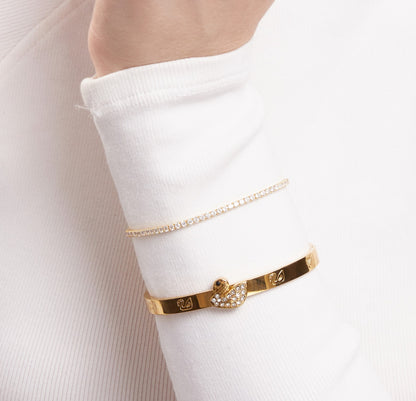 Pulseira Aviore Banhada em Ouro 18k