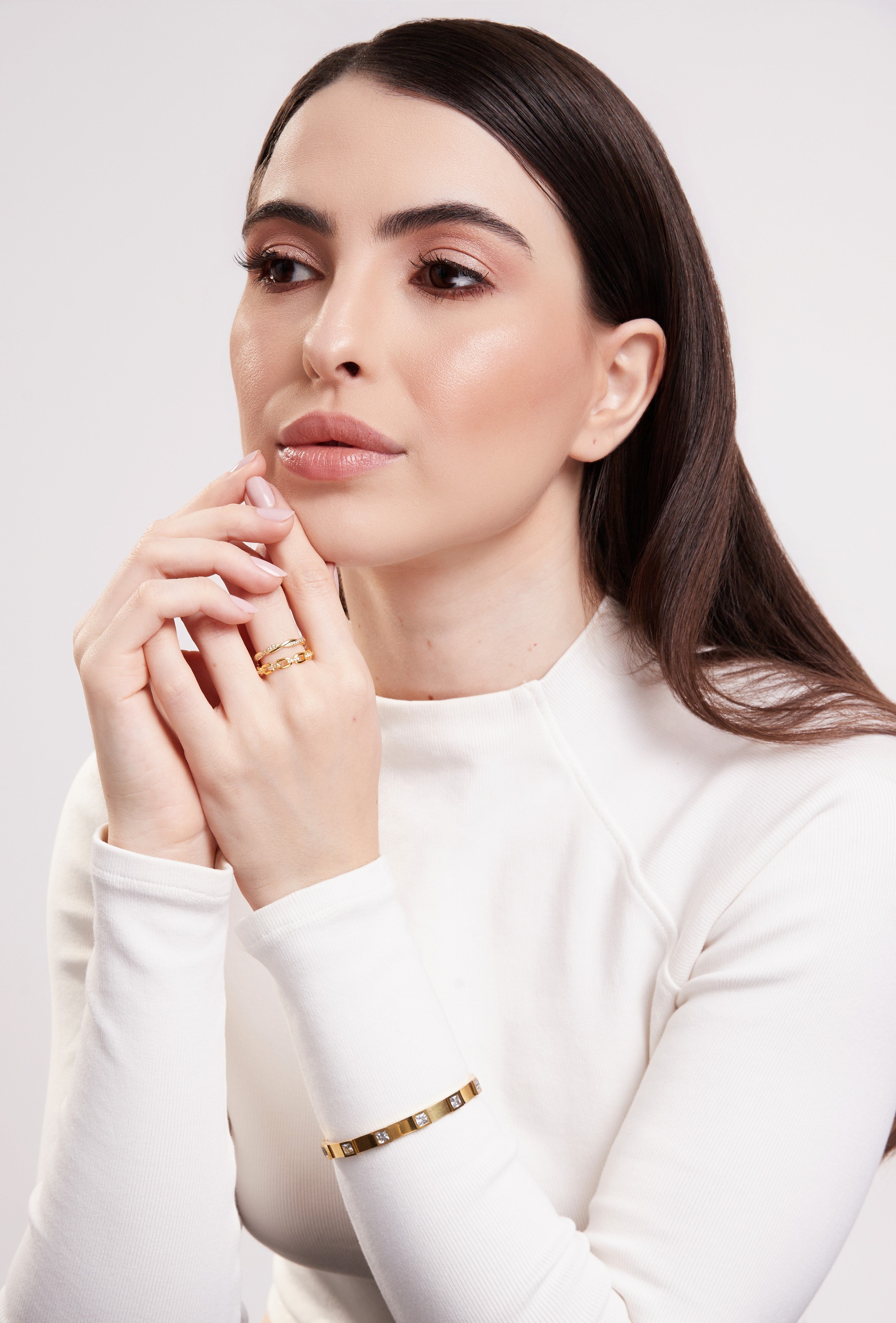 Bracelete Atenas Banhado em Ouro 18k