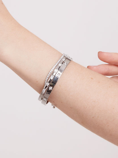 Bracelete Isadora Banhado em Prata