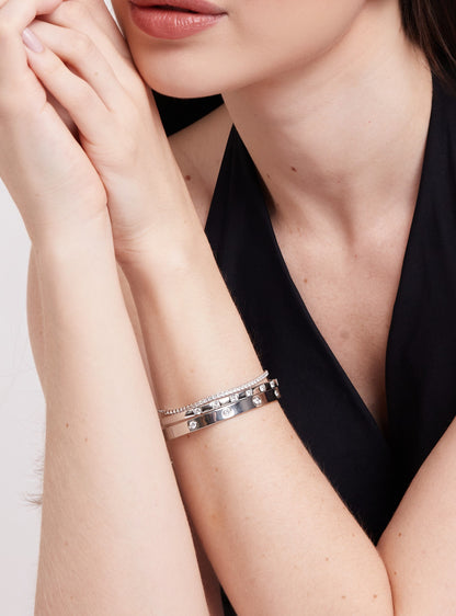 Bracelete Isadora Banhado em Prata