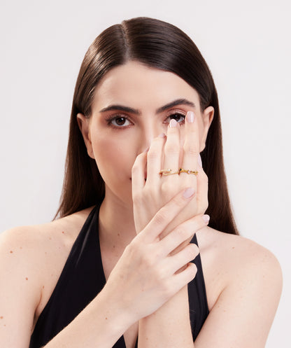 Anel Snake Banhado em Ouro 18k