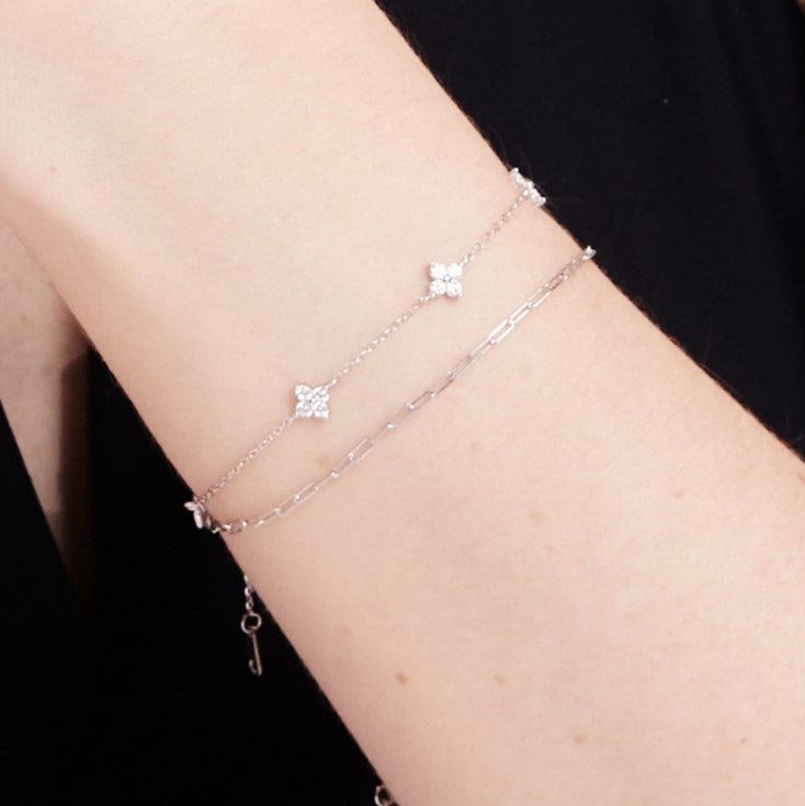 Pulseira Aurora Banhada em Prata