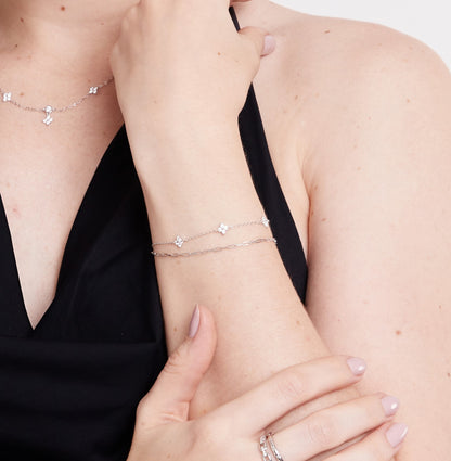 Pulseira Aurora Banhada em Prata