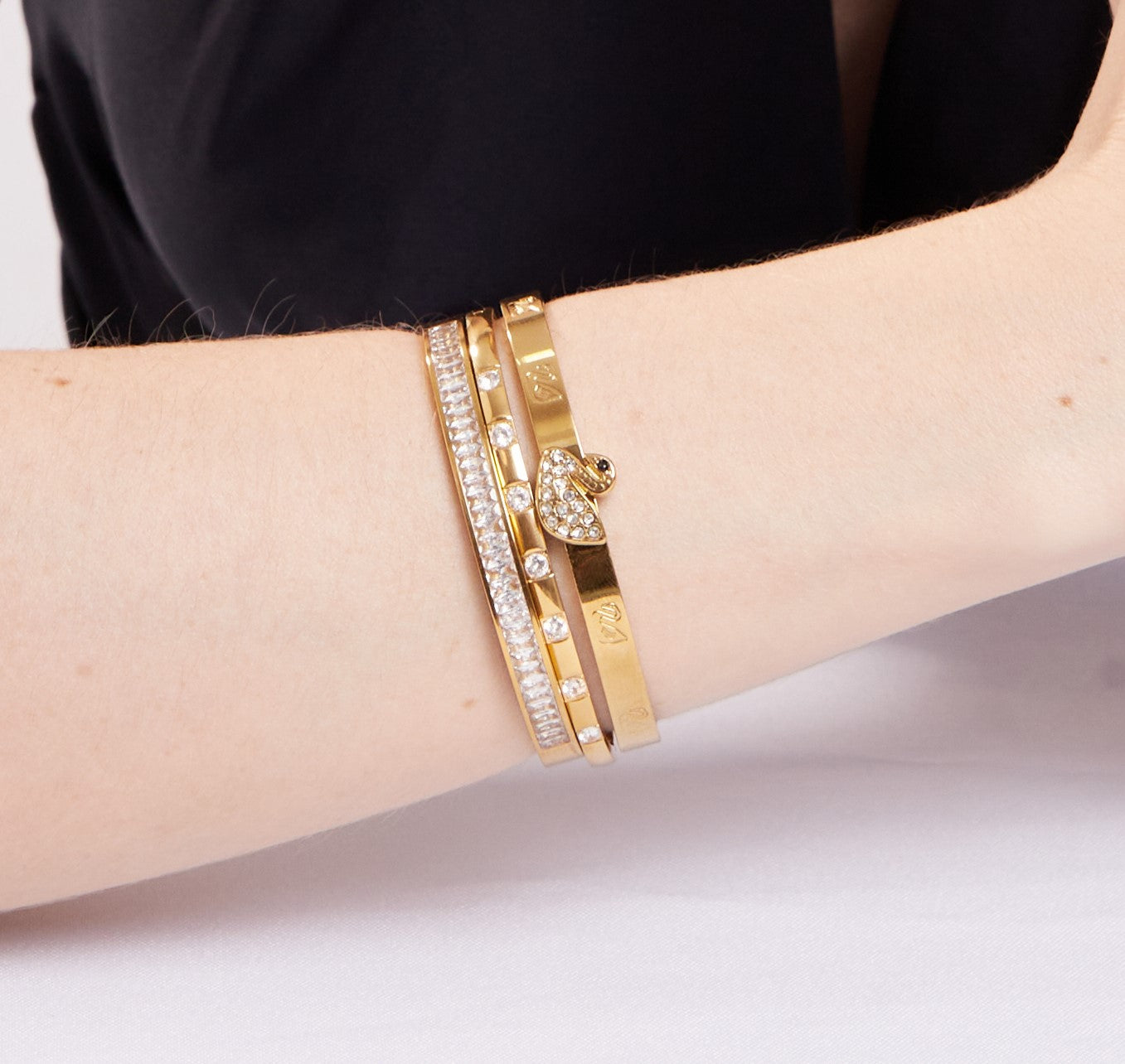 Bracelete Jasmine Banhado em Ouro 18k