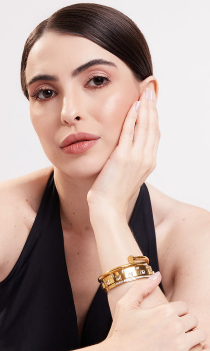Bracelete Isadora Banhado em Ouro 18k