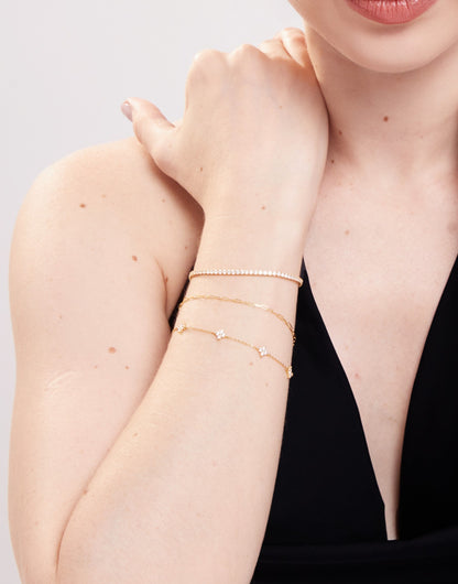 Pulseira Valência Banhada em Ouro 18k