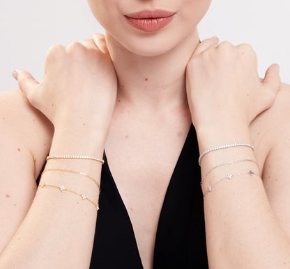 Pulseira Valência Banhada em Ouro 18k