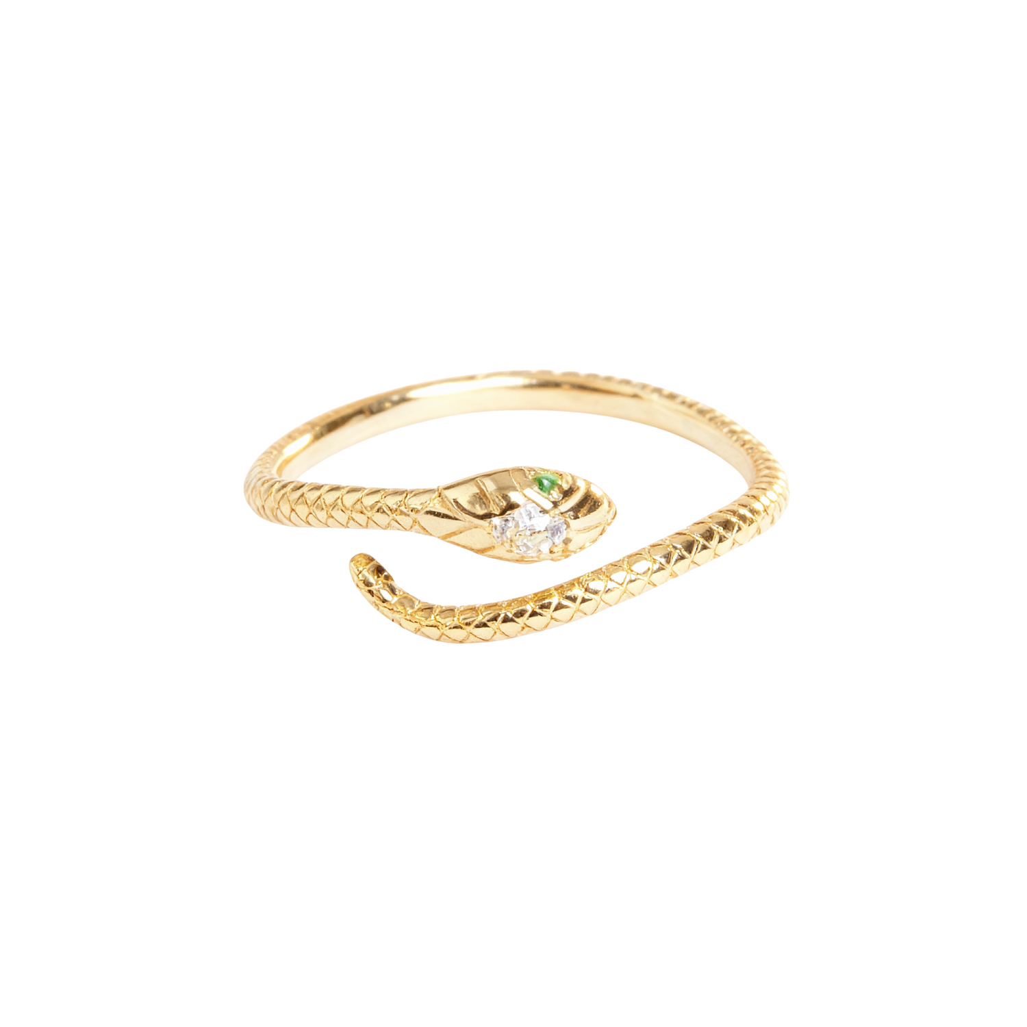 Anel Snake Banhado em Ouro 18k