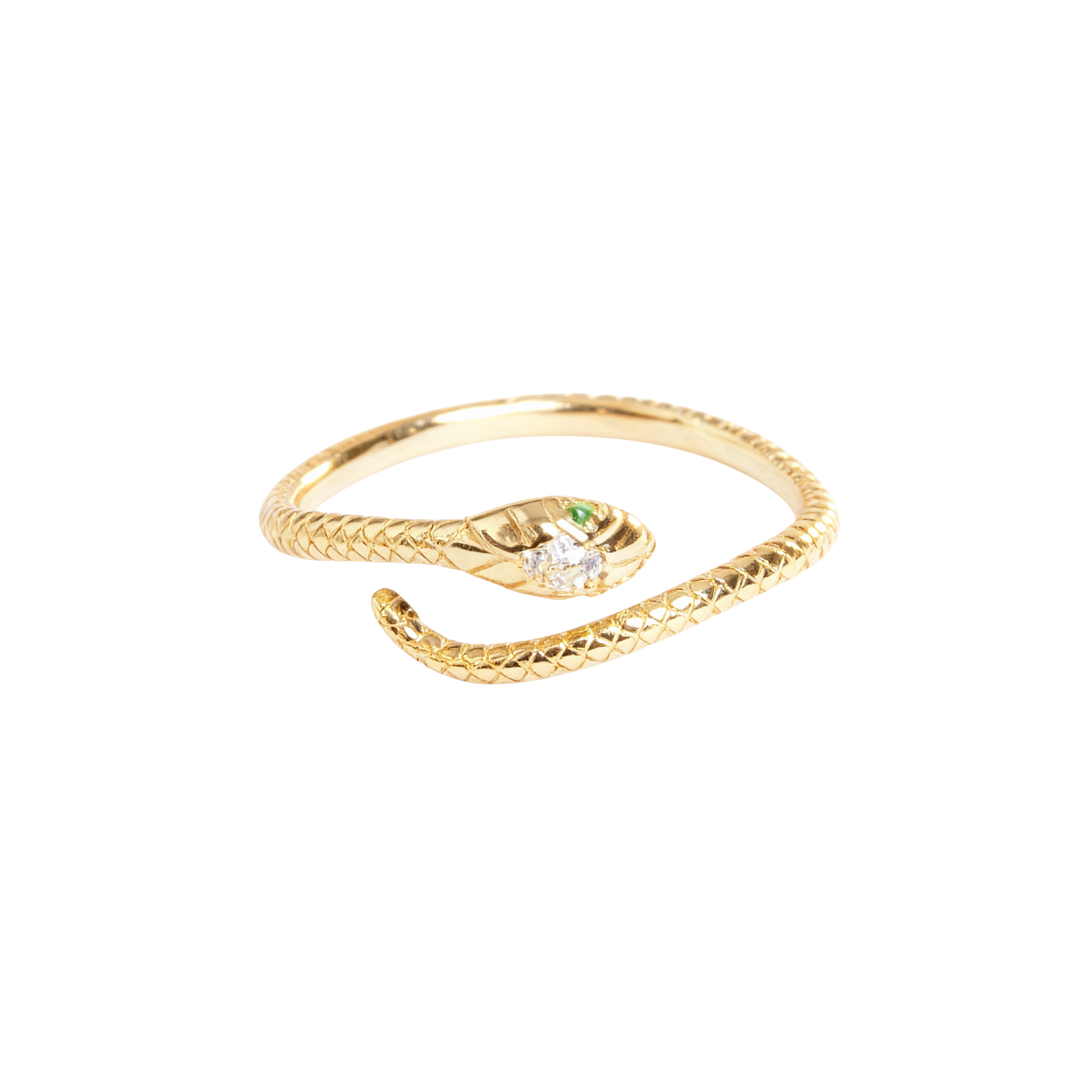 Anel Snake Banhado em Ouro 18k
