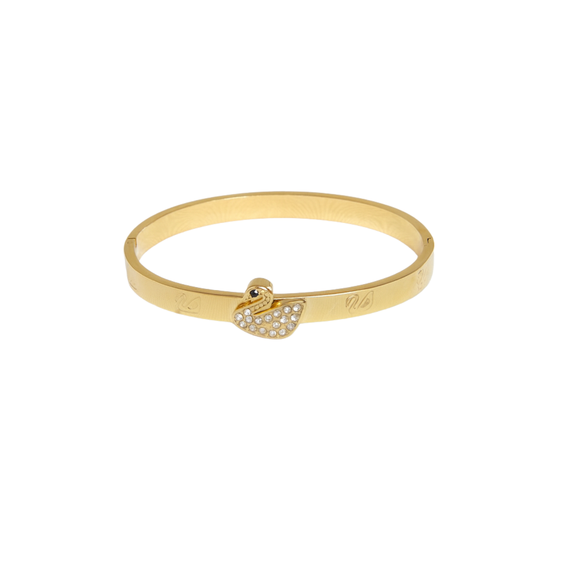 Bracelete Cisne Imperial Banhado em Ouro 18k