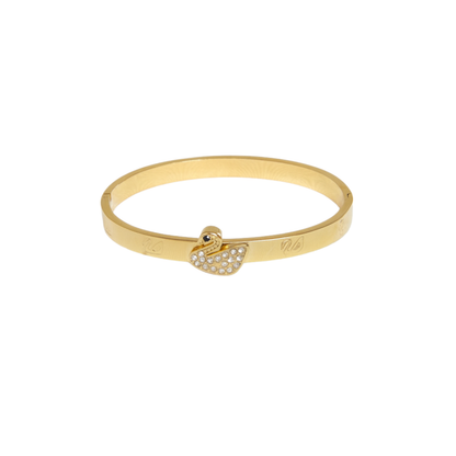 Bracelete Cisne Imperial Banhado em Ouro 18k
