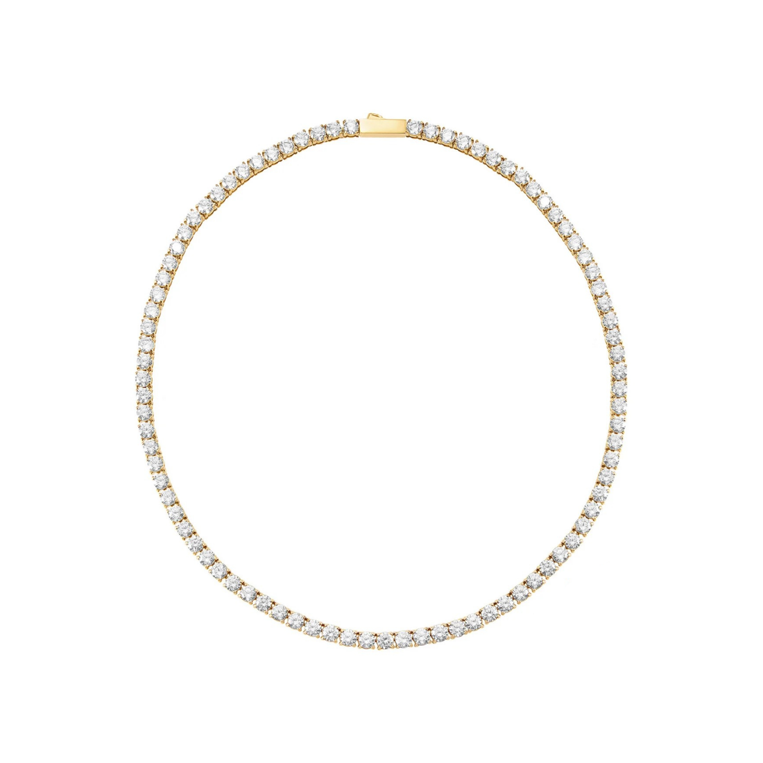 Colar Riviera Banhado em Ouro 18k
