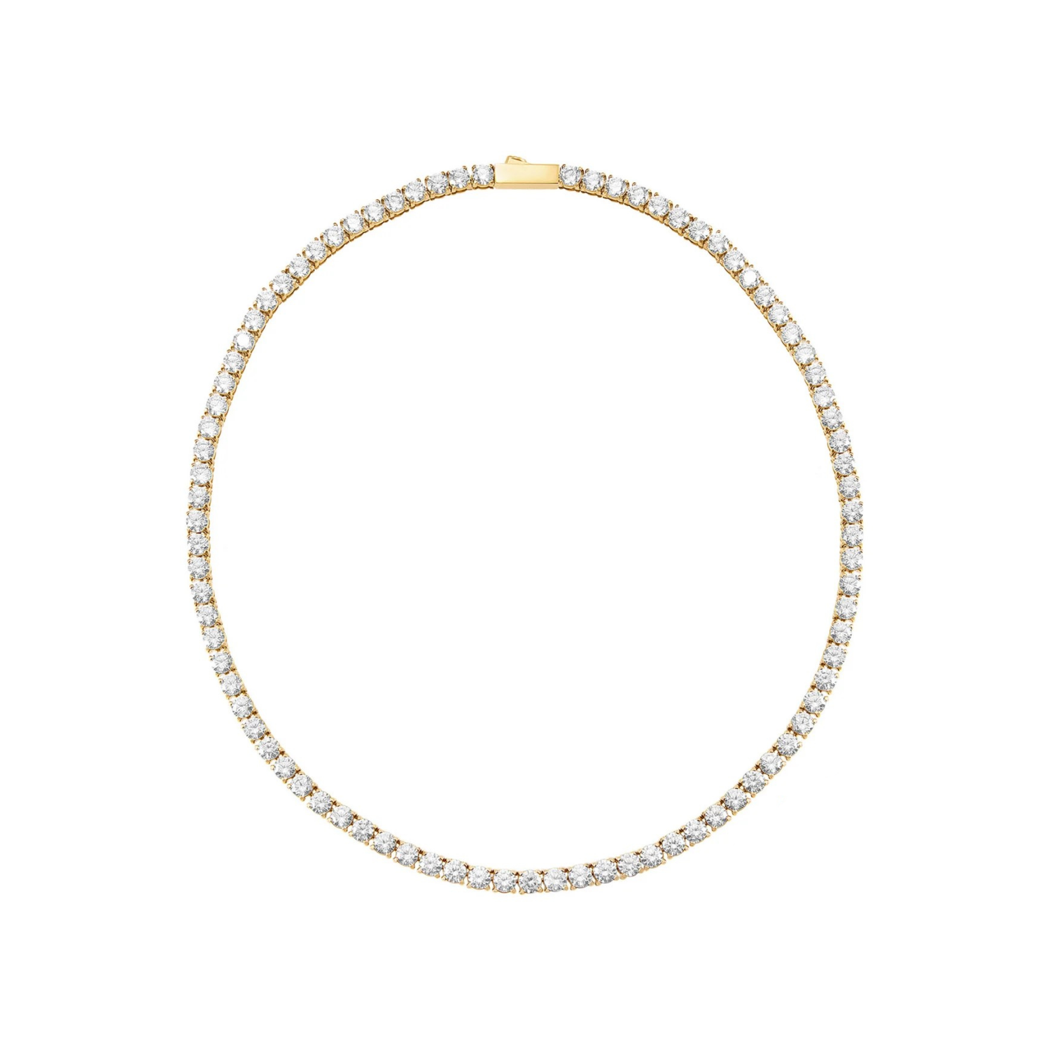 Colar Riviera Banhado em Ouro 18k