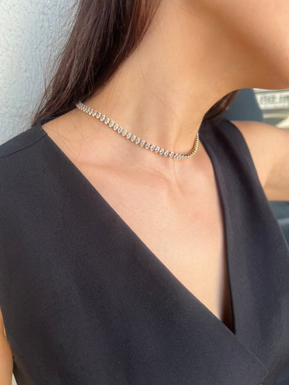 Colar Riviera Banhado em Ouro 18k