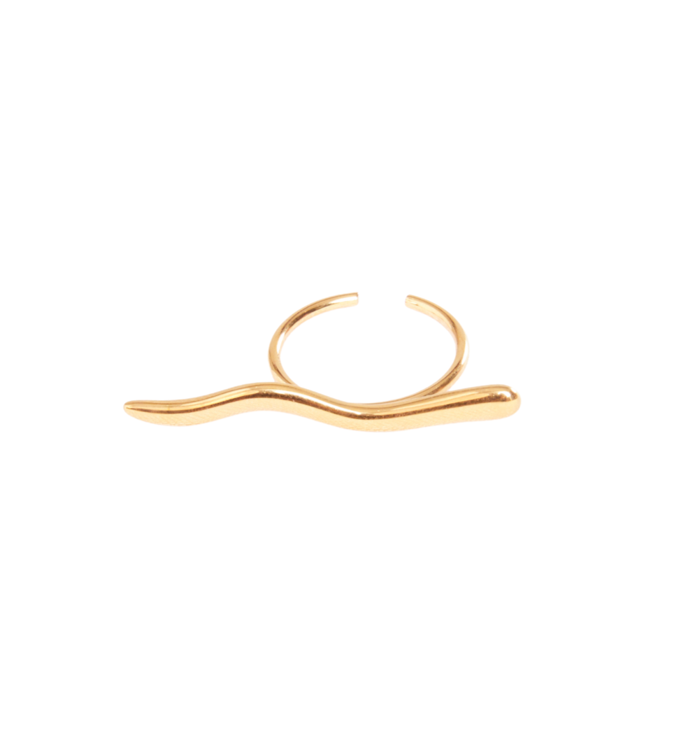 Anel Viena Banhado em Ouro 18K